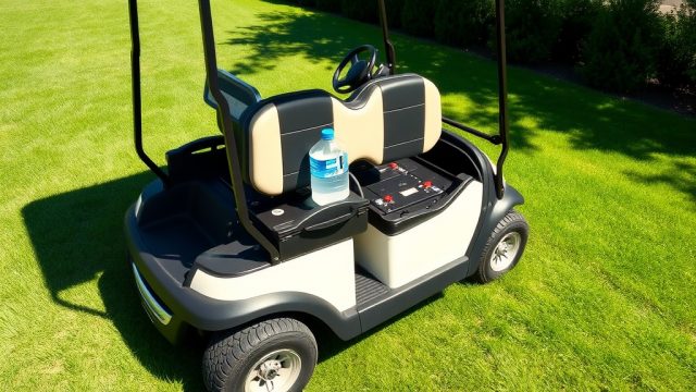 How to Maintain Battery Water Levels on a Club Car Onward 4 Passenger