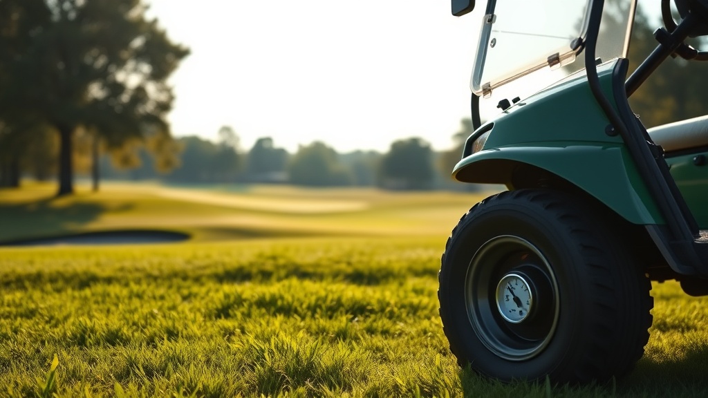 CartCraft Golf Cart Tire Pressure Tips: Optimal PSI for Performance and Safety